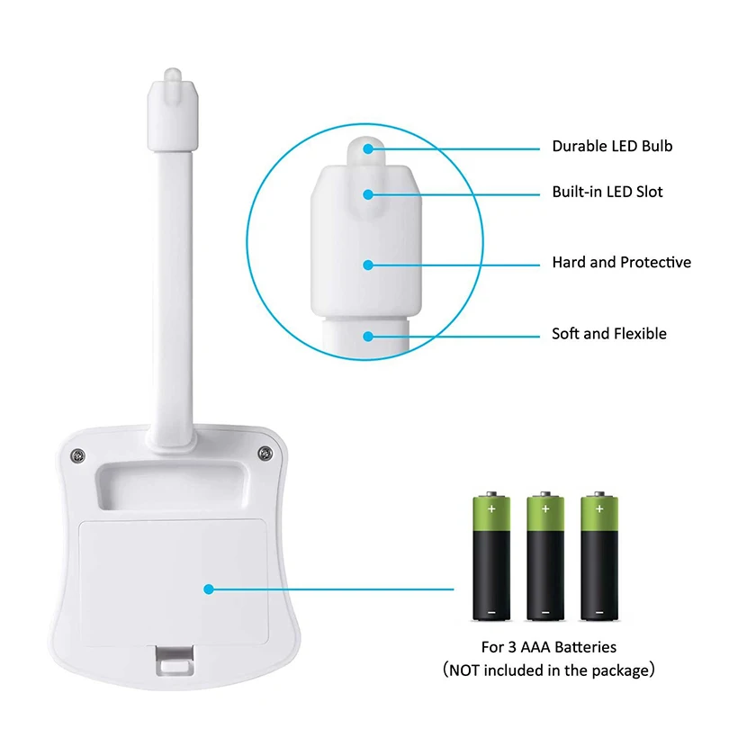Luz nocturna para inodoro con Sensor de movimiento PIR, luces LED para inodoro, lámpara de noche para baño, iluminación para inodoro de 16 colores