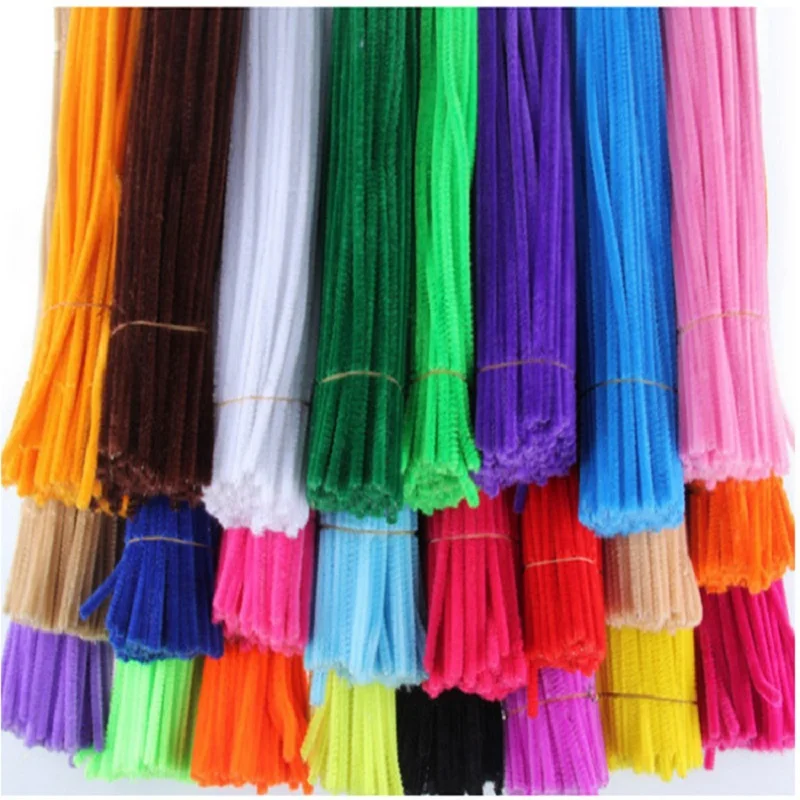 100 Chiếc Màu Viền Thân Ống Sạch Diy Làm Bằng Tay Nghệ Thuật Thủ Công Chất Liệu Bé Sáng Tạo Thủ Công Mỹ Nghệ Đồ Chơi Trẻ Em