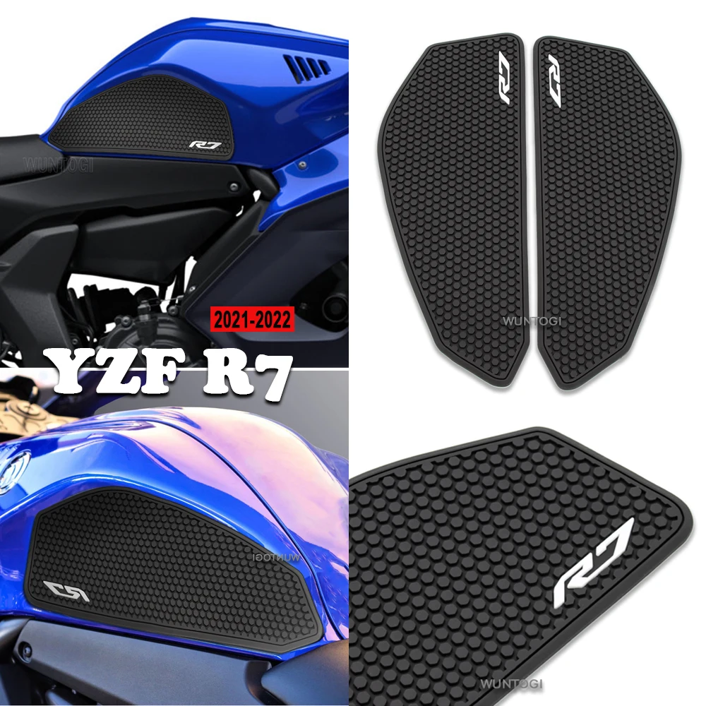 Xe Máy Yamaha R7 YZF R7 YZFR7 Bên Bình Nhiên Liệu Miếng Lót Xe Tăng Miếng Lót Bảo Vệ Dán Decal Khí Đầu Gối Cầm Lực Kéo miếng Lót Tankpad