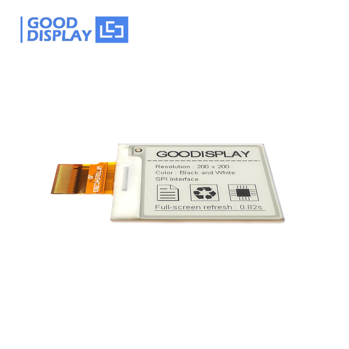 1,54-дюймовый дисплей 200x200 ESP8266 E-Ink с Epaper HAT, GDEW0154M09 с платой адаптера