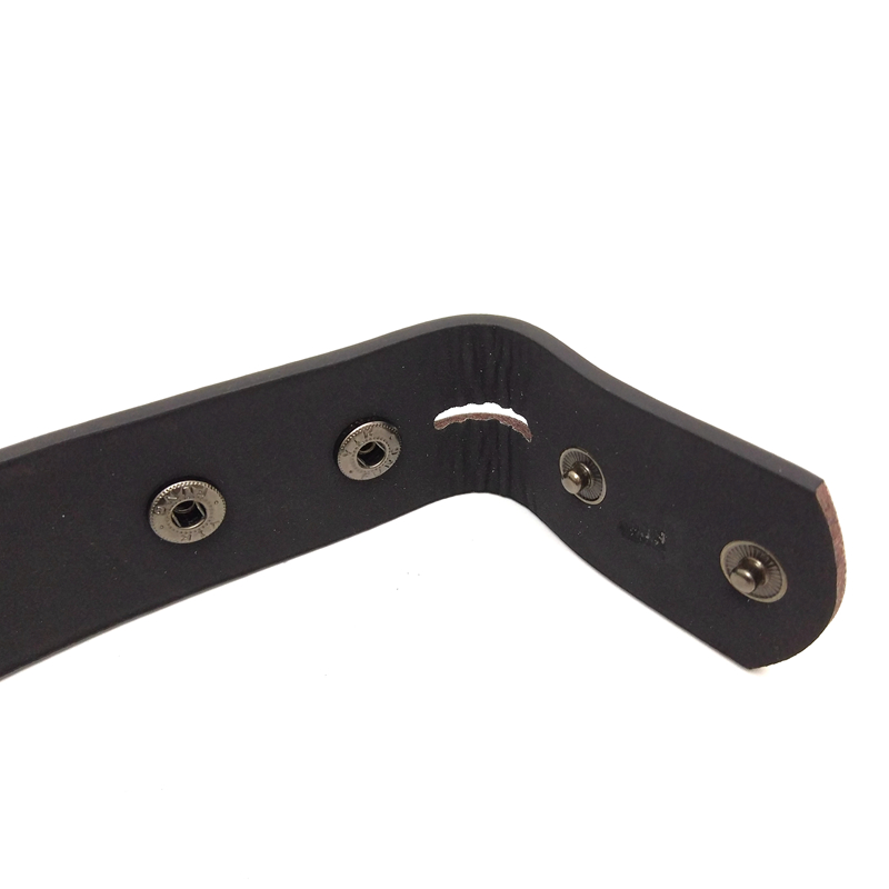 Tự Làm Thắt Lưng Phụ Kiện Da PU Đen Thắt Lưng Không Khóa Dành Cho Nam 105 Đến 130Cm Chiều Dài 3.8Cm Chiều Rộng