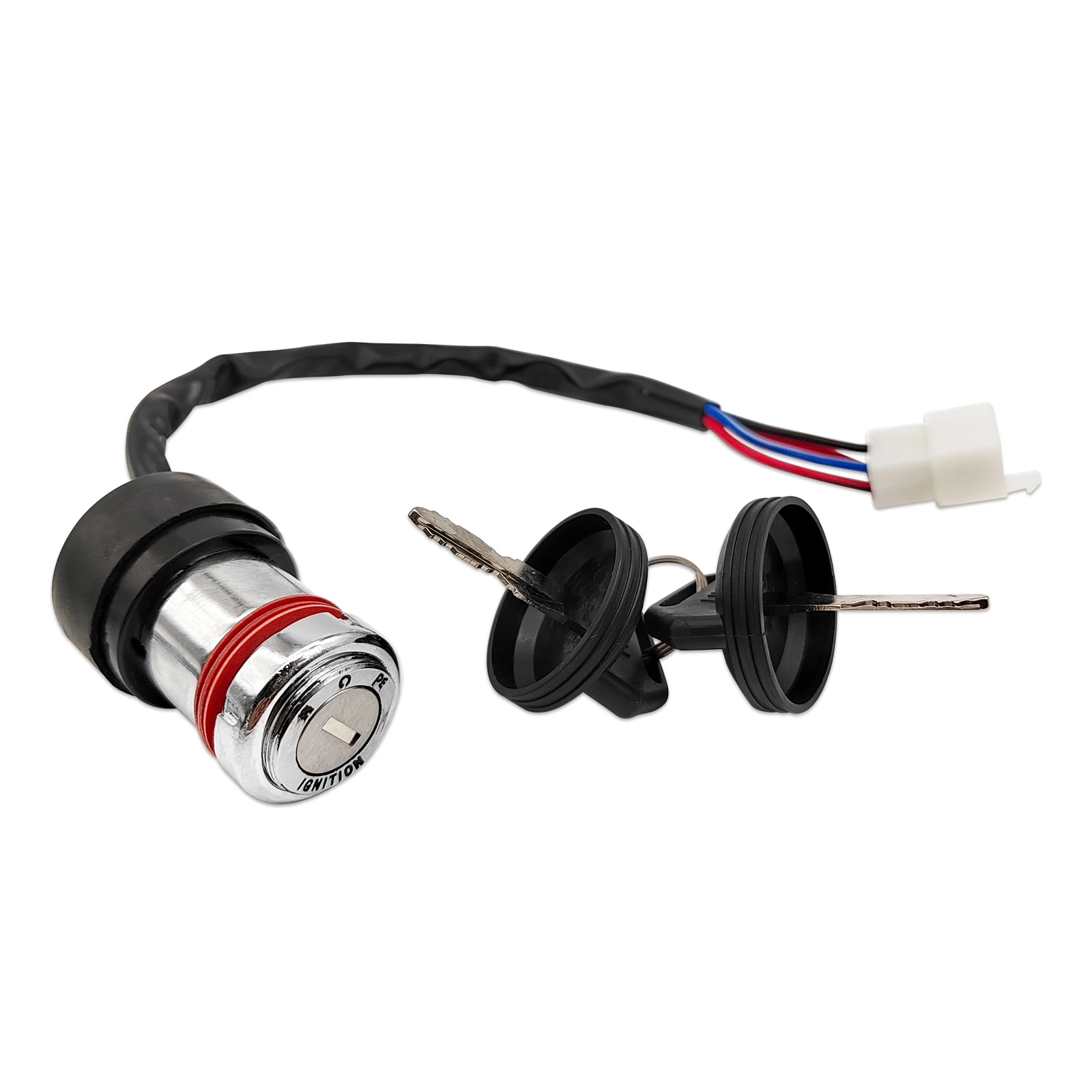 Cerradura de interruptor de llave de encendido, 4 cables para Linhai LH 250 250cc 260 260cc 300 300cc 400 400cc ATV UTV piezas