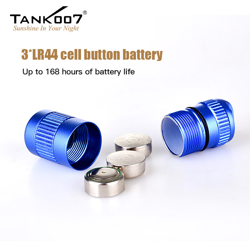TANK007 超小型 LED 懐中電灯防水ライトポータブルライト緊急キャンプ屋外 E15