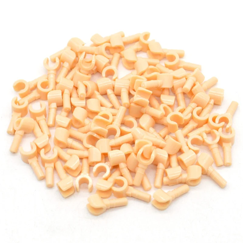Multicolors 100 Cái/lốc Gạch Mini Tay Cầm Tay Phần Cơ Thể Khối Xây Dựng Đồ Chơi Cho Mộc Nhân Vật