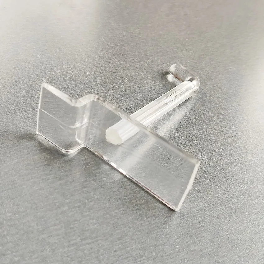 1Pack Plastic Merchandise Hanging Hanger Display Hooks Trough Slot Plate Board Commodity Promotion Store Rack Shelf