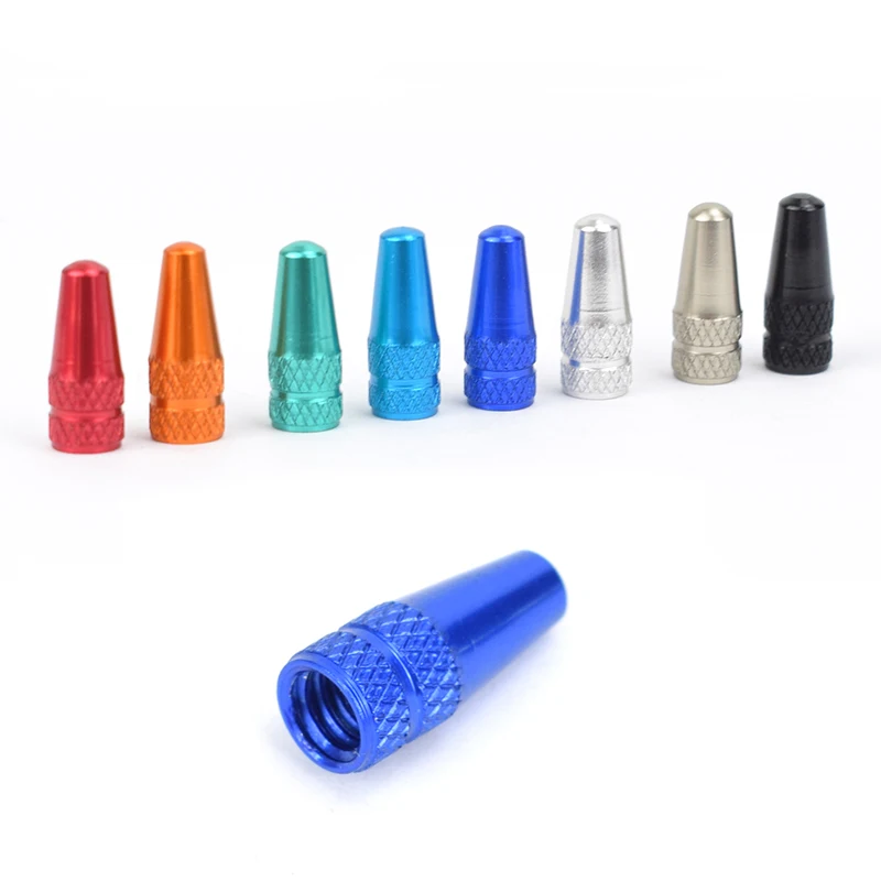 Tapa de válvula FV de neumático de bicicleta de aleación de aluminio, Protector cubierto para bicicleta de montaña y carretera, válvula Presta a prueba de polvo, 4/8 Uds.