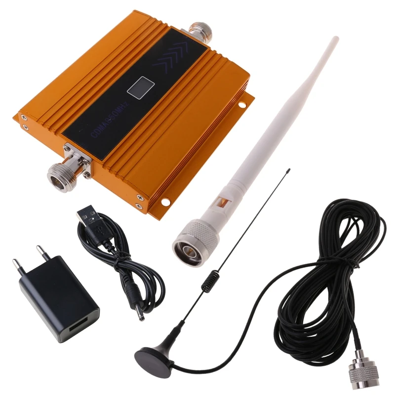 1 Set 850MHz GSM 2G/3G/4G Signal Booster Repeater Amplifier Antenna for Mobile Phone Signal Receiver Drop Shipping