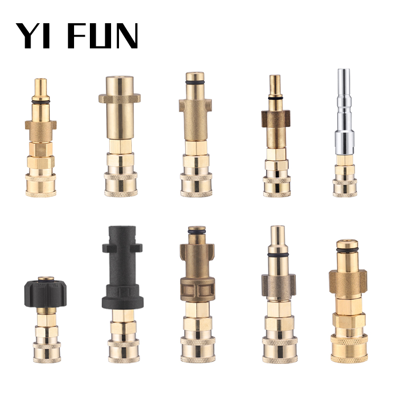 Adapter Dành Cho Áp Lực Cao Máy Nhanh Chóng Kết Nối 1/4 "Để Xịt Cây Đũa Phép Lance Adapter 1/4" Nhanh Chóng Cắm cho Karcher