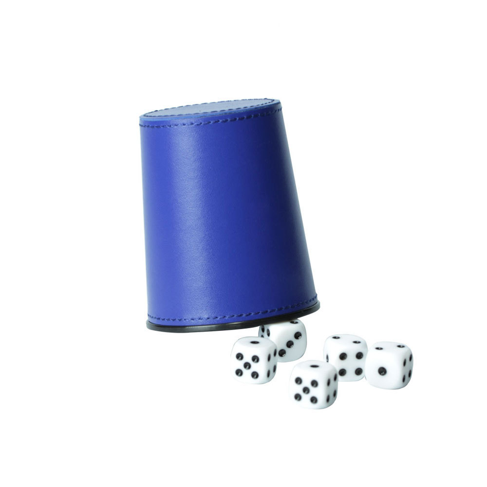 Novo couro pu trompete flanela copo de dados bar ktv entretenimento copo de dados com dados