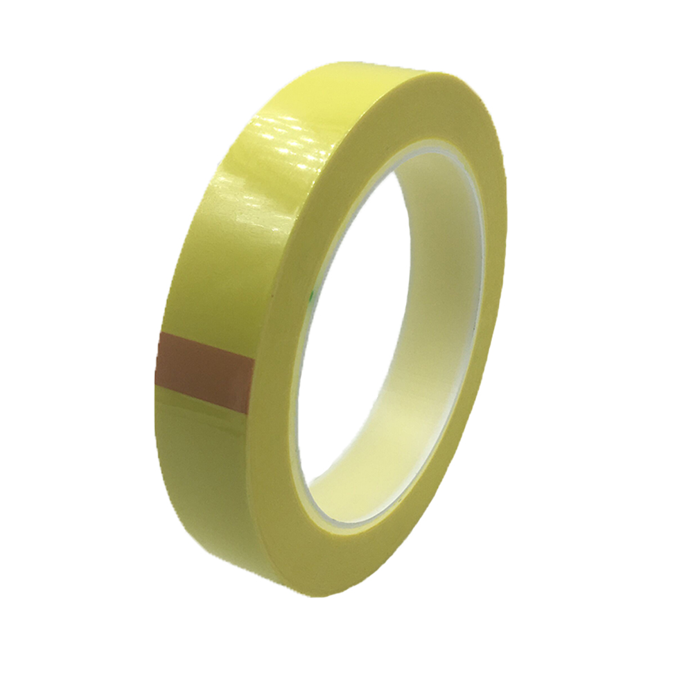 1 rolo de fita adesiva mylar de isolamento de alta temperatura fita mara para transformador motor capacitor bobina envoltório 50 metros amarelo