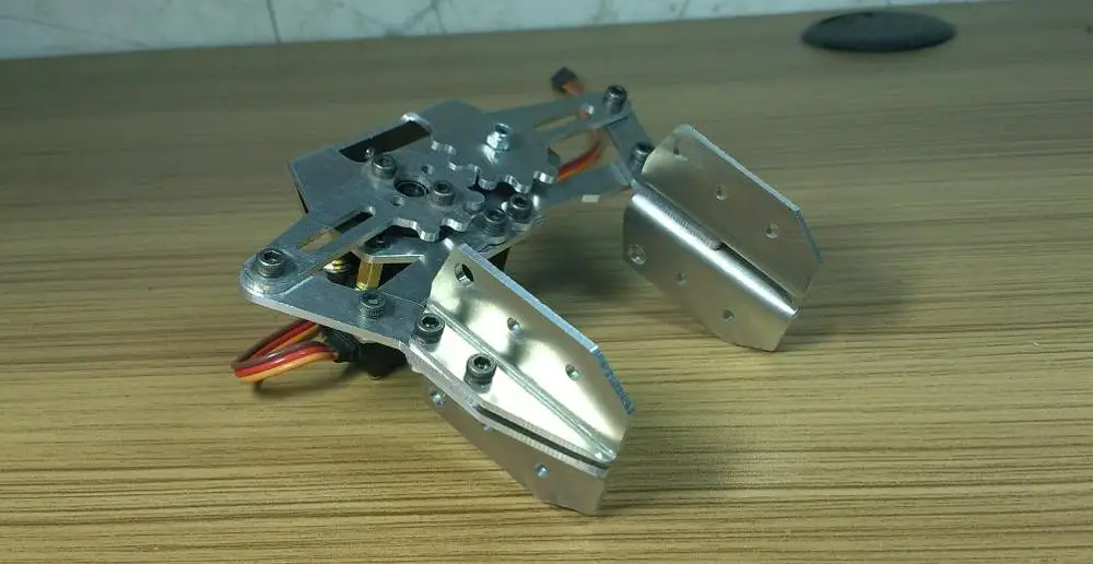 Metal Robô Garra Manipulador Gripper, Braçadeira de Braço Mecânico Gripper, 180 Graus Servos para Arduino, Projeto DIY, STEM Toy Parts
