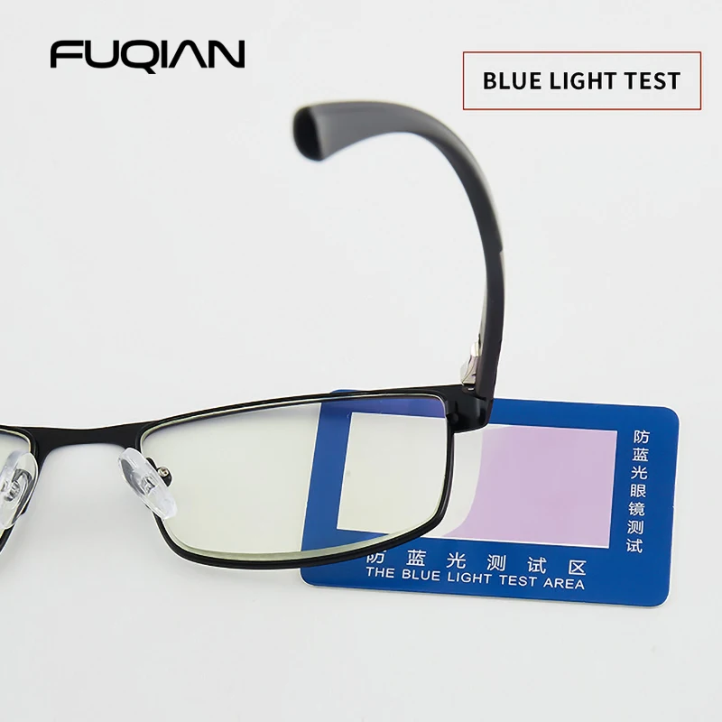 Lunettes de lecture en acier inoxydable pour hommes, presbytes, Anti-lumière bleue, + 1.0 1.5 2.0 2.5 3 3.5 4.0