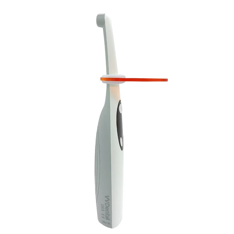 VVDental ไร้สาย LED ทันตกรรม Curing Light ทันตกรรม Polymerize เรซิ่น Cure โคมไฟจัดฟันทันตกรรมอุปกรณ์ 2200 mW/c ㎡   ไฟ LED