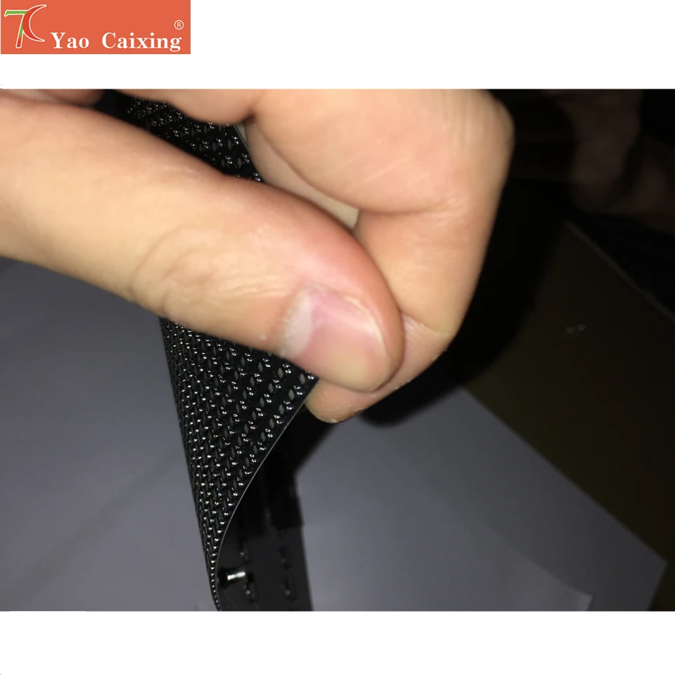 Panel led flexible para interiores P4, módulo de matriz de puntos, para formas especiales