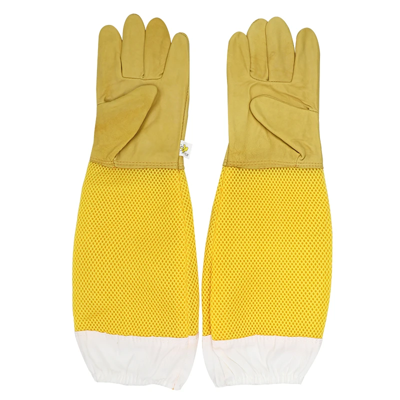 Guanti da apicoltore Maniche protettive Ventilate professionali Anti ape per apicoltura Apicoltore Prevenire gli strumenti alveare