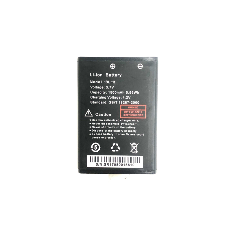 วิทยุสื่อสาร Baofeng แบตเตอรี่ UV-3R 1500มิลลิแอมป์ต่อชั่วโมงสำหรับ BF-UV3R อุปกรณ์เสริมวิทยุสองทางวิทยุ3R รังสียูวีแบตเตอรี่เสริม BL-3รุ่น