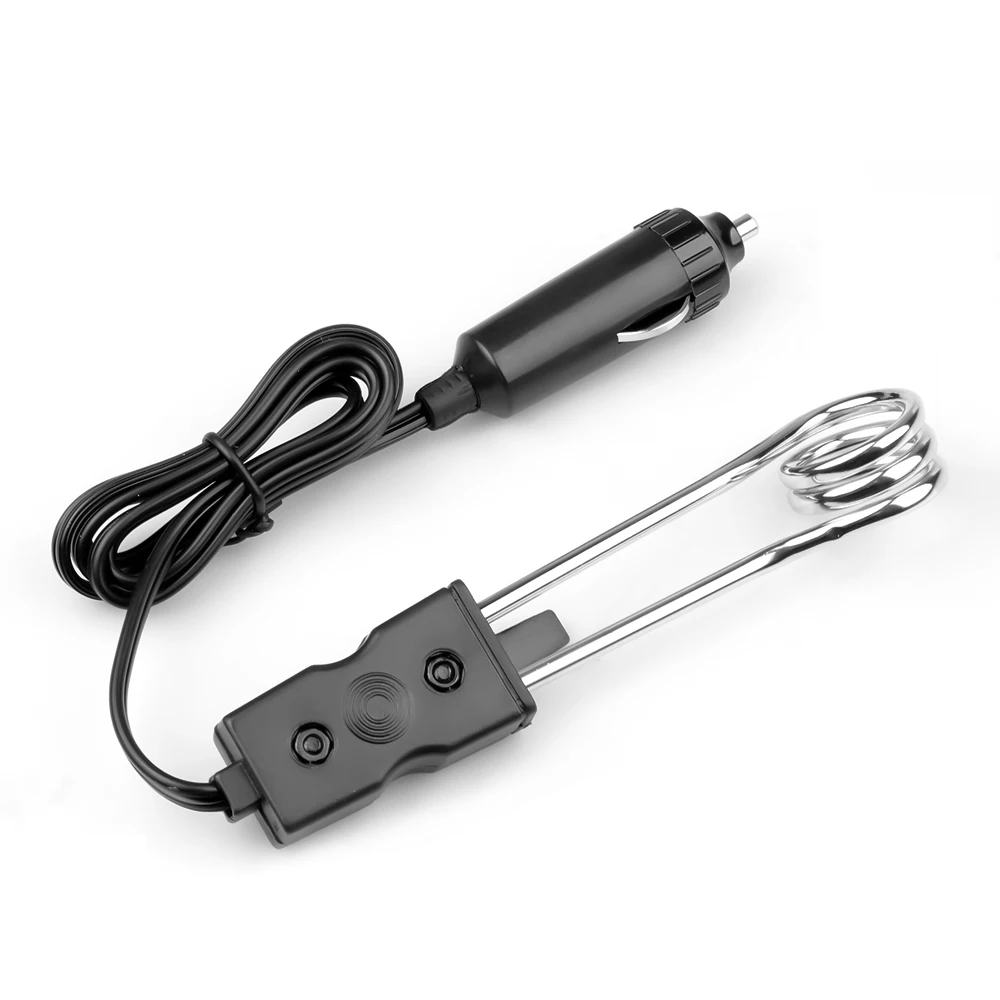 Nuevo Calentador de inmersión portátil para coche de 12V y 24V, calentador seguro de alta calidad a la moda, electrónica duradera para automóvil, calentador de agua para café y té