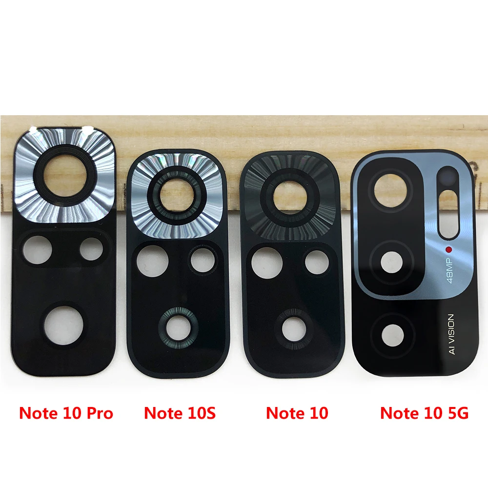 NEW For Xiaomi Redmi 13C 4G Note 9 Pro Max 9S 8 7 11 10 12 Pro Plus 5G 10T 10S Rear Camera Lens Glass Back Camera Lens With Glue