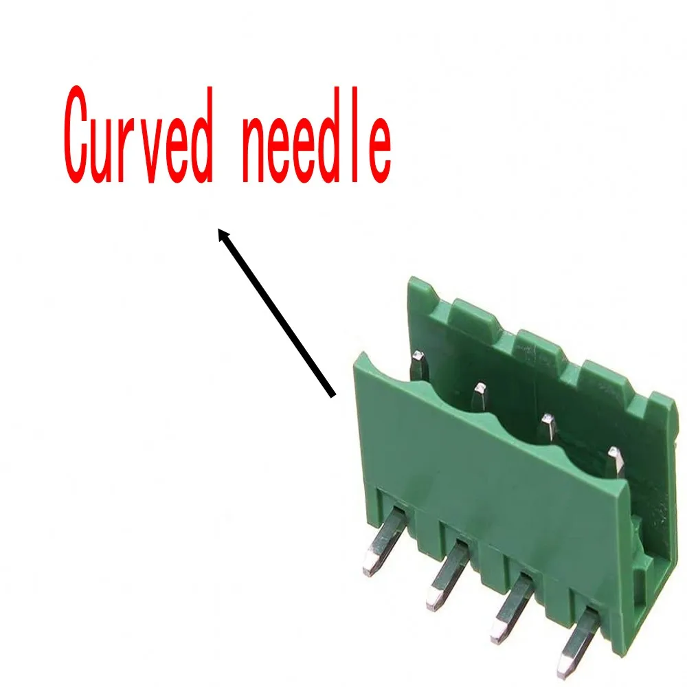 100PCS Pitch 5,08mm Terminal Block Stecker 2EDG 5,08mm 2-12 Pin PCB Schraube Stecker Terminal Block KF2EDG Buchse PCB Schraube