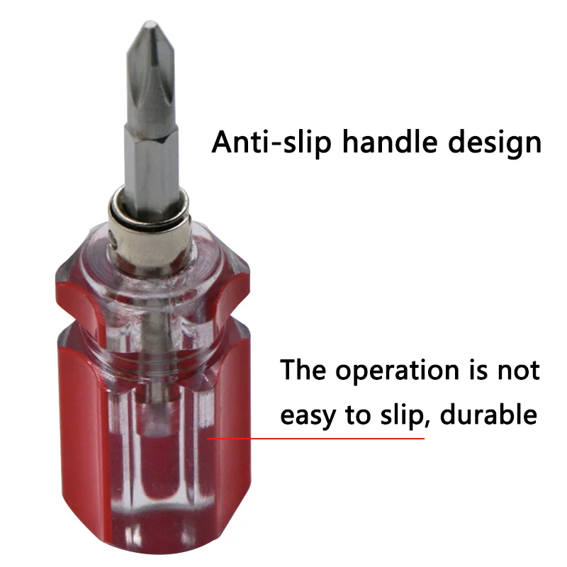 Mini Di Động Nhỏ Cà Rốt Tua Vít Trong Suốt Đầu Tô Vít Tay Cầm Sửa Chữa Bằng Tay Chính Xác Xe Công Cụ Sửa Chữa