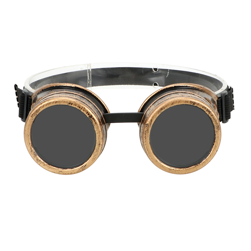 Gafas de sol retro, gafas Steampunk ajustables a prueba de viento, gafas de sol góticas punk para soldar