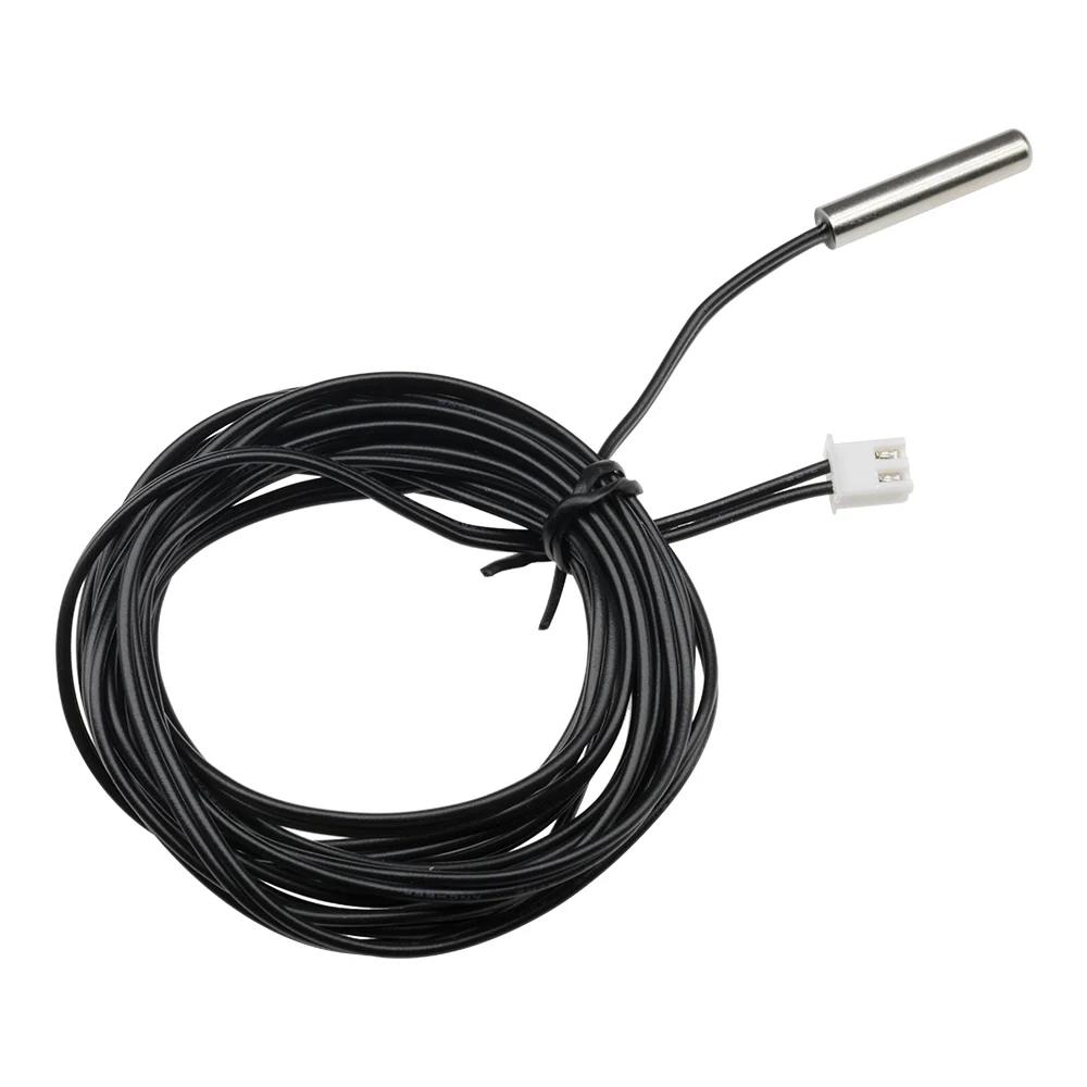 100/200cm 3m impermeable NTC 10K 1% 3950 2m termistor precisión Sensor de temperatura Cable sonda 50cm para Arduino W1209 W1401
