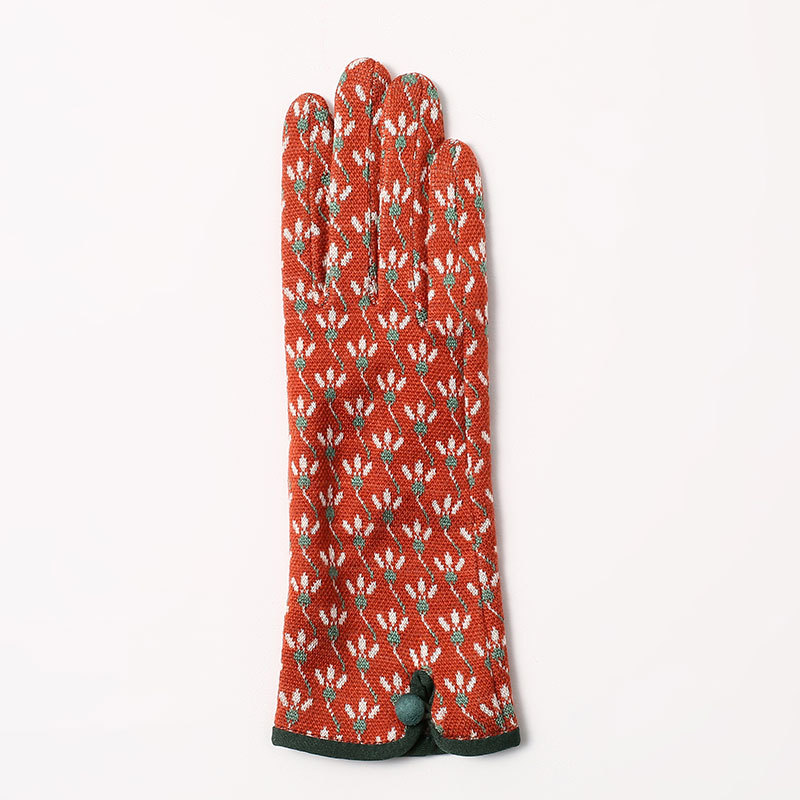 Guantes elegantes de leopardo con personalidad para mujer, guantes elegantes con pantalla táctil cálida, sección delgada, no hinchada, para ciclismo al aire libre, Otoño e Invierno