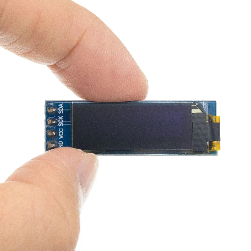 1 peça módulo oled de 0.91 polegadas 0.91 "branco/azul oled 128x32 módulo de exibição led lcd oled 0.91" iic comunicar