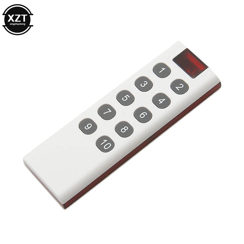 Transmisor de Control remoto Digital Universal RF433MHz, código de aprendizaje inalámbrico para interruptor remoto, 1/2/3/4/6/8/10 botones de tamaño pequeño