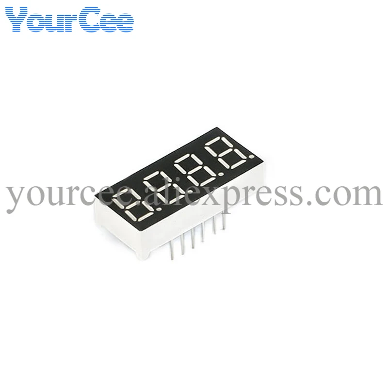 5 Stück 0,36 Zoll LED-Anzeige 7 Segment 1 Bit/2 Bit/3 Bit/4 Bit Uhr Ziffer Digitalröhre Rot Gemeinsame Kathode/Anode