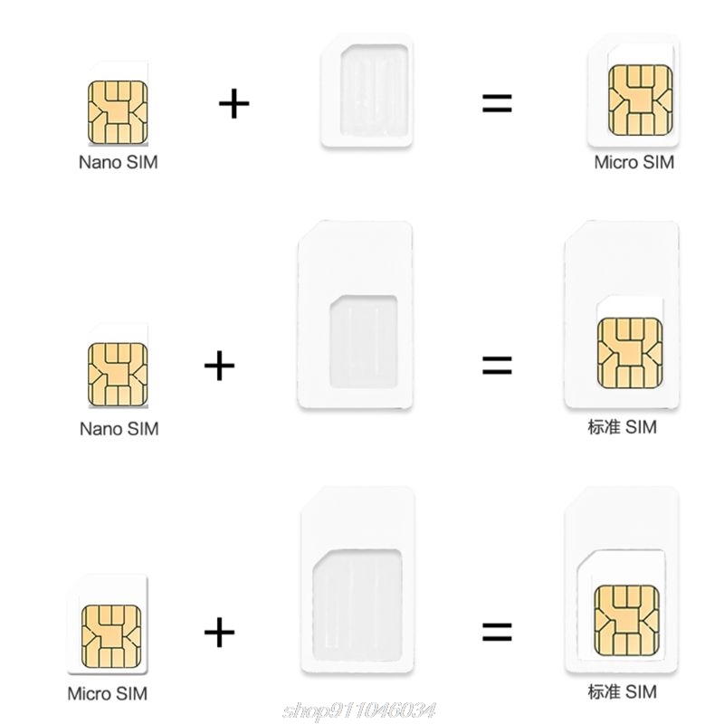 4 in 1 Konvertieren Nano SIM Karte zu Micro Standard Adapter für iphone für samsung 4G LTE USB Wireless router J02 21 Dropship