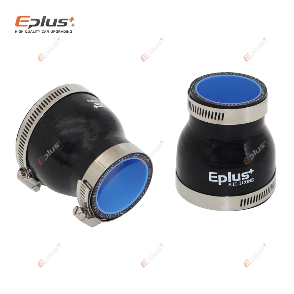 EPLUS Đa Năng Silicone Lửng Ống Thẳng Lớn Đến Bé Cổng Kết Nối Ô Tô Intercooler Turbo Lượng Ống Nối Đen Nhiều Kích Thước