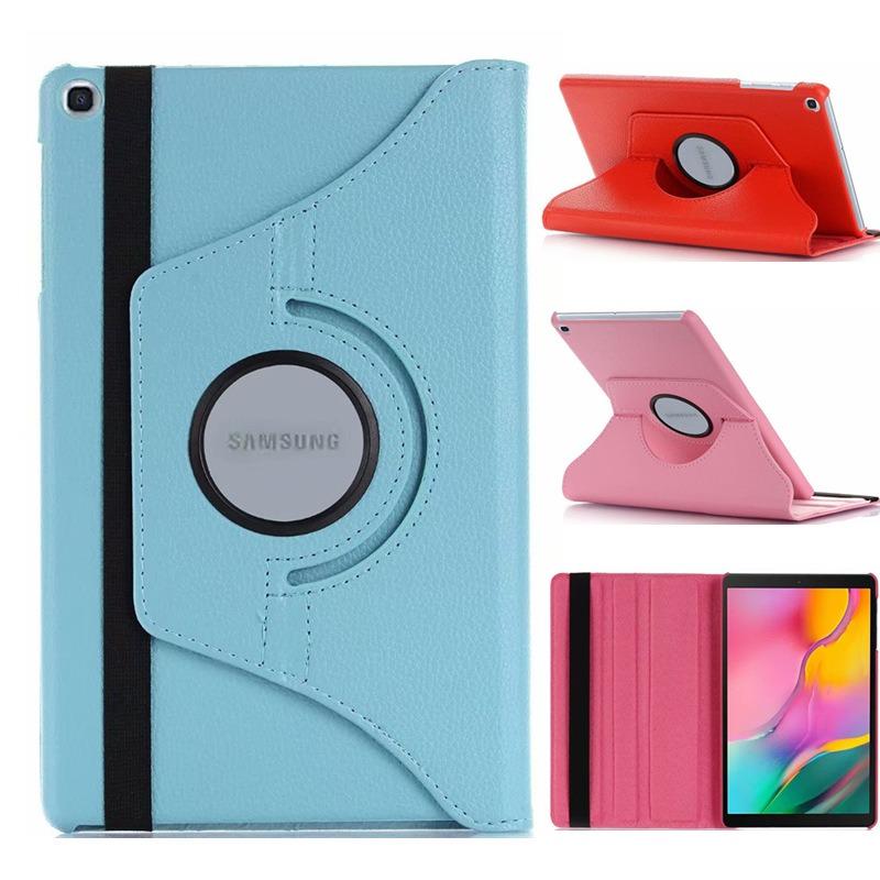Funda giratoria para Samsung Galaxy Tab A 360, 10,1, 2019, T510, T515, soporte de cuero PU, SM-T510, t515, 10,1 pulgadas