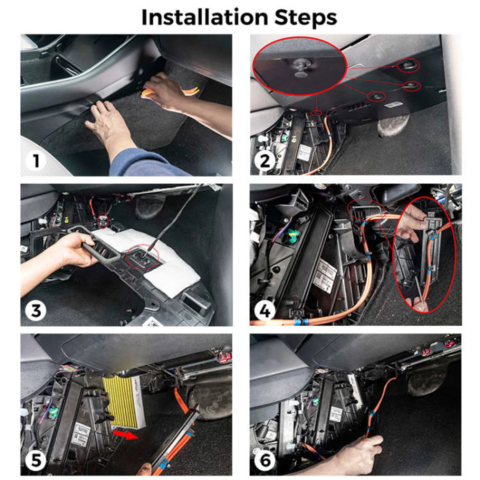 Filtro de ar para carro, 2 pacotes, filtro de cabine de ar condicionado com substituição de carvão ativado para tesla modelo 3 modelo y 3o modelo3
