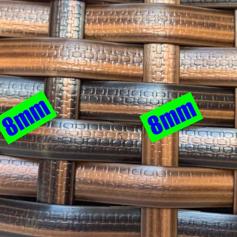 500G Retro Gradient Tổng Hợp Phẳng Chất Liệu Mây Tự Làm Đồ Thủ Công CuộN Dệt Đan Sửa Chữa Nội Thất Bàn Sofa Ghế Giỏ Trang Trí