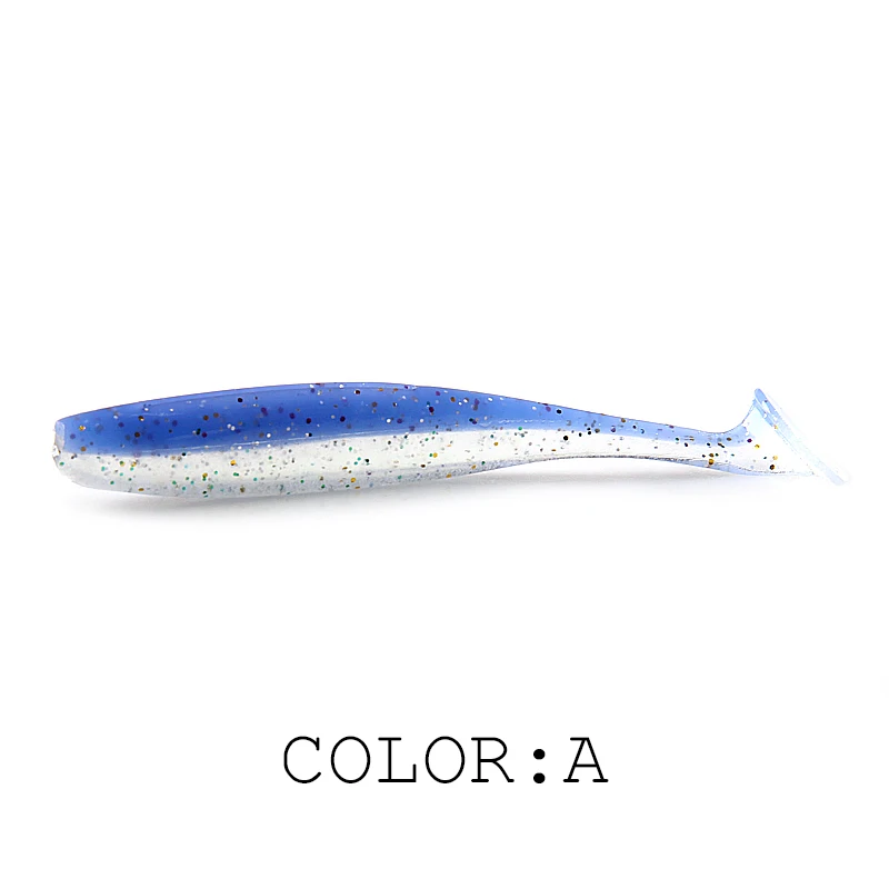2023 Supercontinent shiner 50mm 75mm 100mm Fishing Lures soft Artificial Bait easy for hooking up big pike