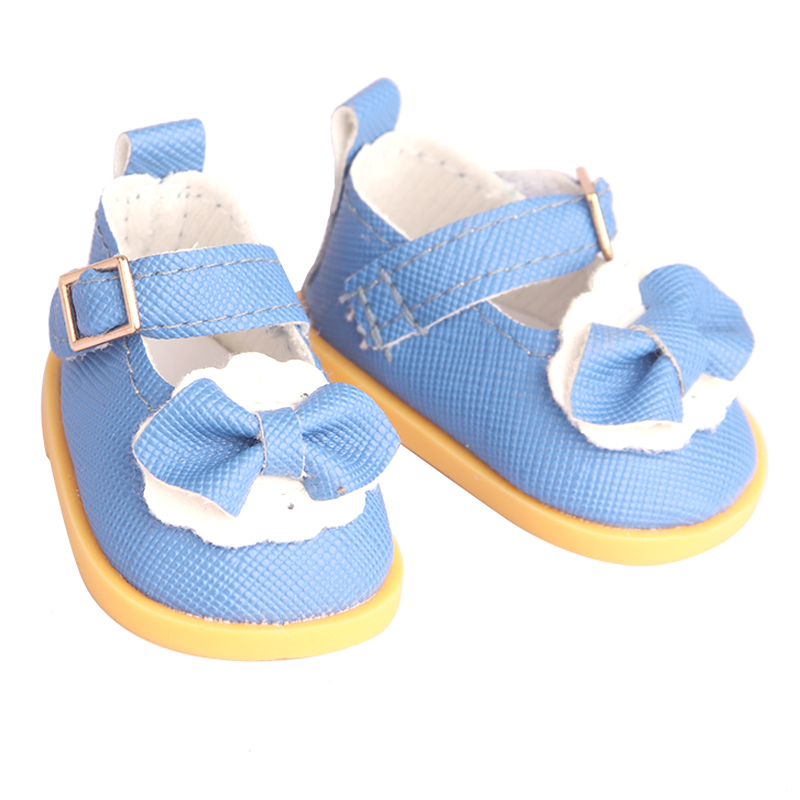 Sapatos de boneca de algodão de 5 cm cabem 20 cm 14 polegadas bonecas 10 cores couro do plutônio rendas mini sapatos de boneca para bdj russo diy bonecas artesanais