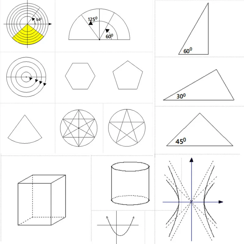 Rotatable Fast Drawing Template Ruler Art Design Construction Architect Stereo Geometry Ellipse Drafting Measuring Scale Ruler