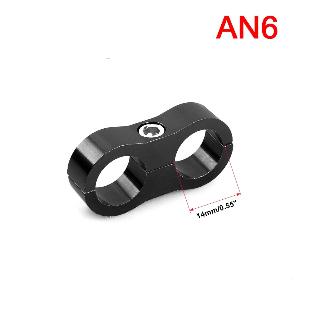 ユニバーサル AN4 AN6 AN8 AN10 AN12 ビレットオイル燃料水ホースチューブセパレーターディバイダークランプアルミラインセパレーター