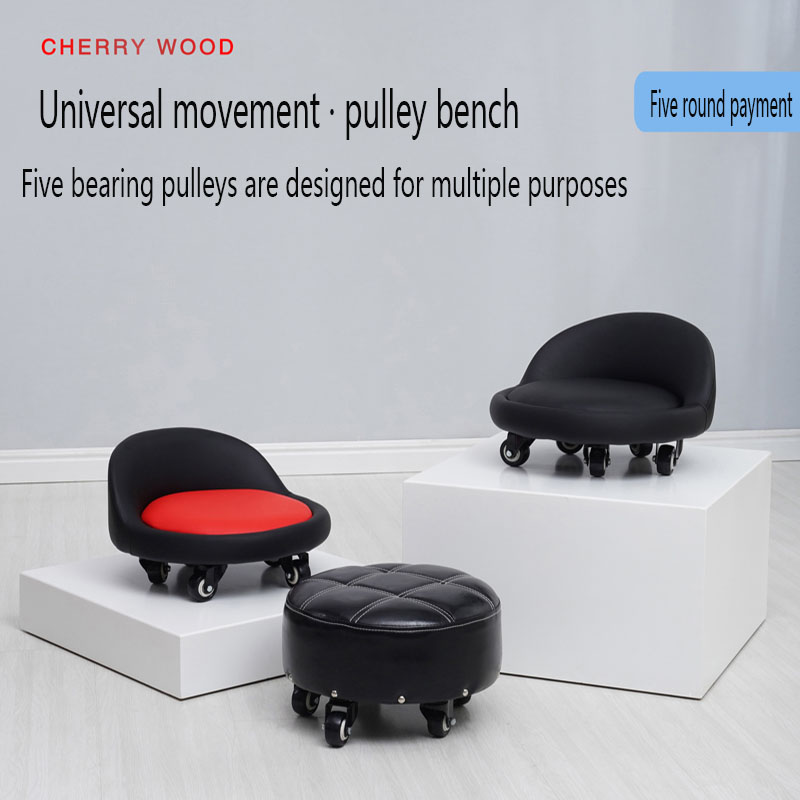Pediküre Stühle für Kinder, Pulley Hocker, Niedriger Hocker, Kleiner Stuhl, Runde Bank, Wohnzimmer, Barbier, Salon möbel, Schönheit