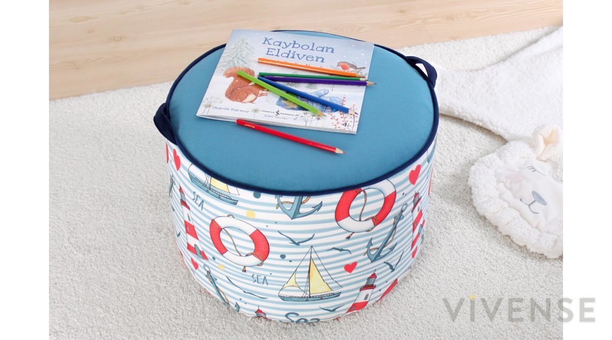 LODIE Anak Puff Biru