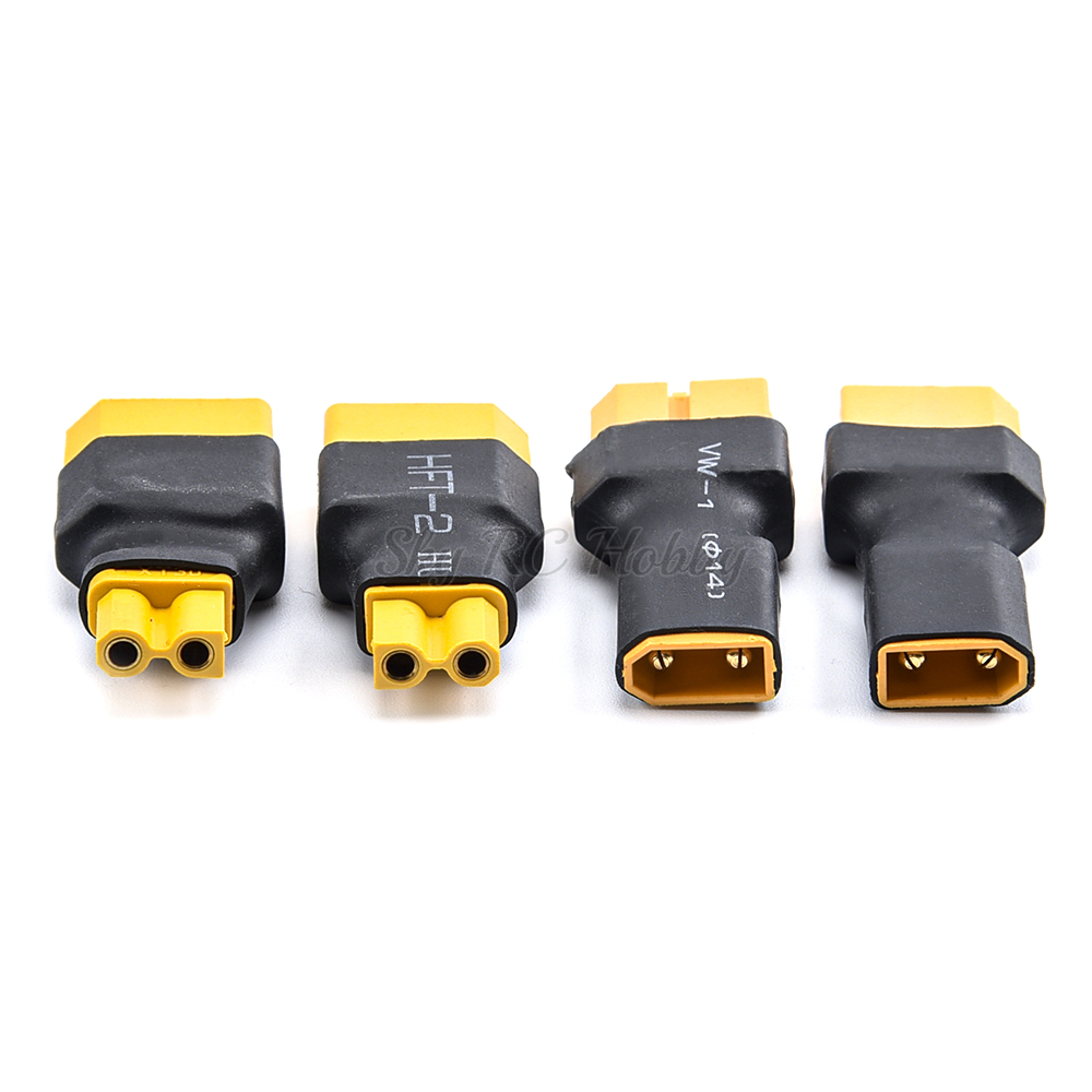 4 Nam/Nữ XT60 Để XT30 Cắm Nữ Nam Bộ Chuyển Đổi Kết Nối FPV RC Lipo NiMH pin Sạc ESC Một Phần