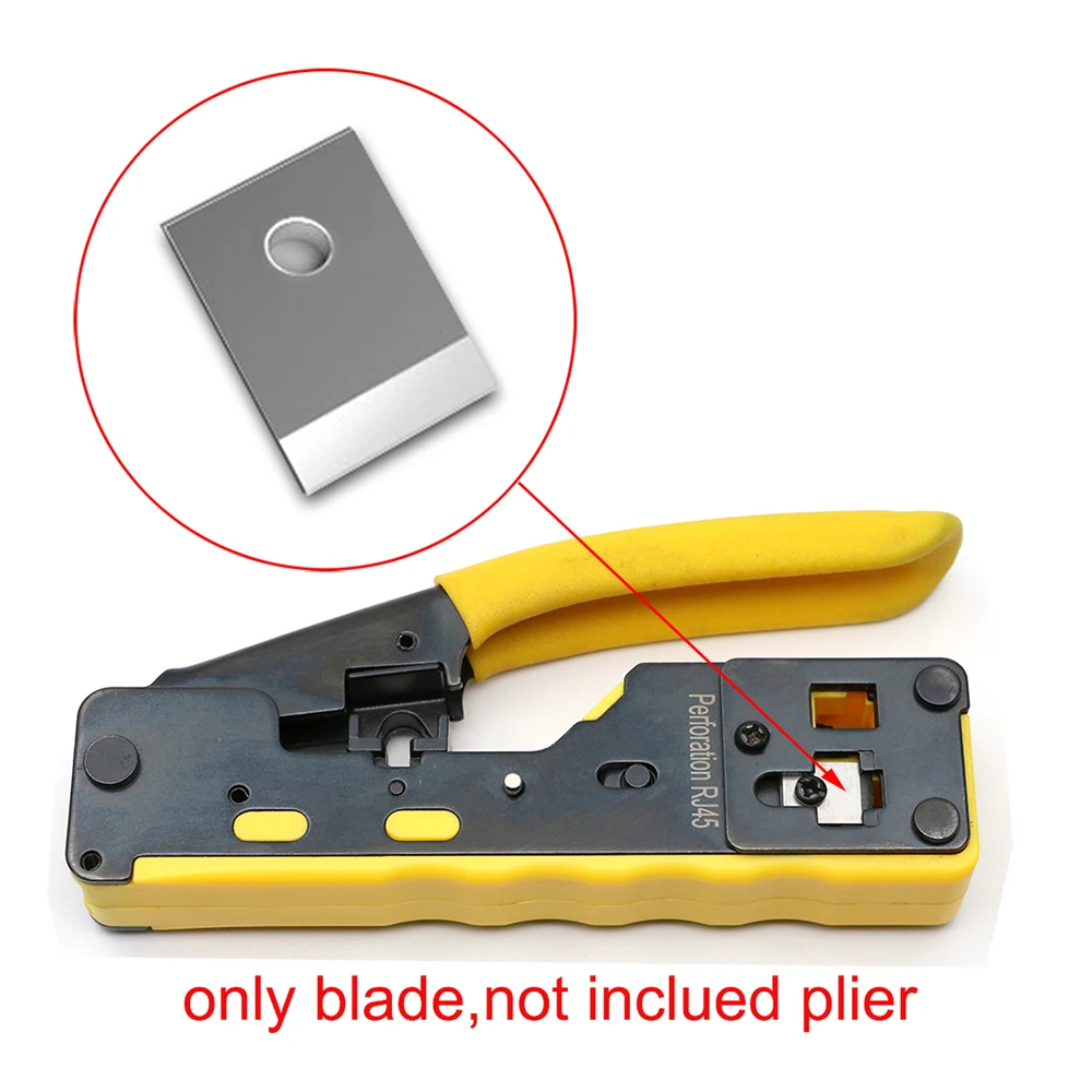 YPAY Lưỡi Dao Dụng Cụ Phần Cho RJ45 Crimper Uốn Cat6 Dao Rọc Cáp Ép Kẹp Dòng Dao Rg45 8p8c Kìm Kẹp 5 chiếc
