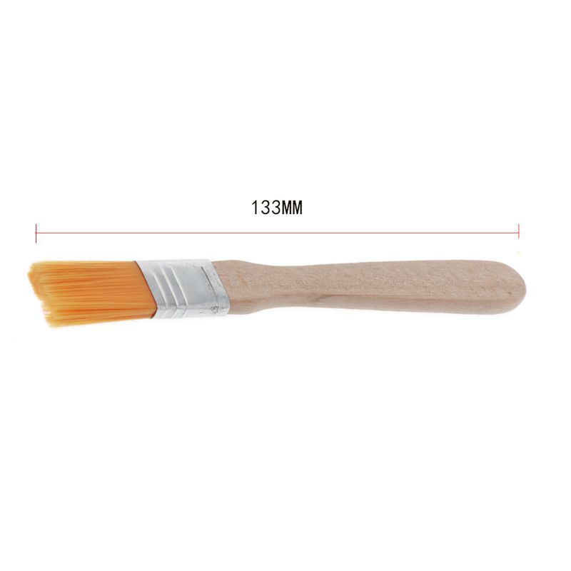 2021ใหม่10Pcs ไม้ Handle แปรงขนแปรงไนลอนเชื่อมเครื่องมือทำความสะอาดสำหรับ Solder Flux Paste สารตกค้างคีย์บอร์ด