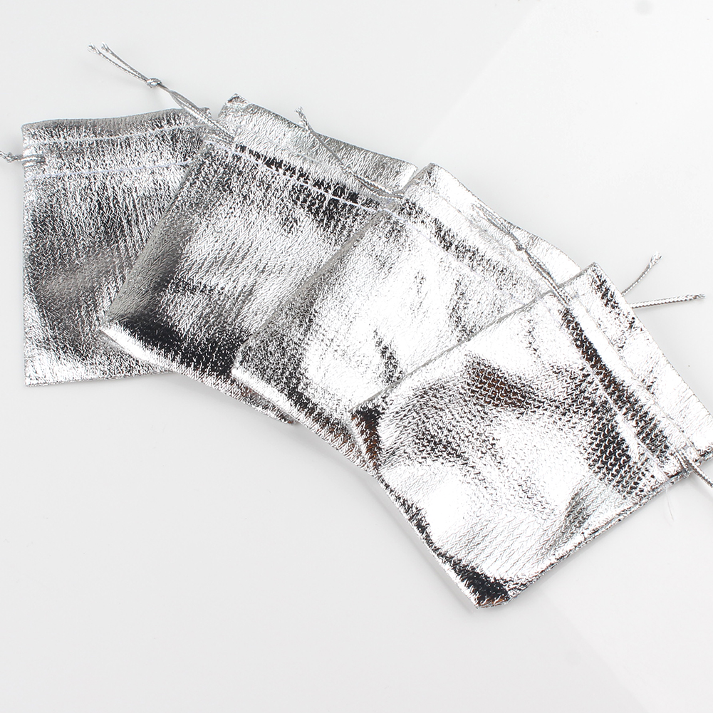 50 шт., мешочки из фольги для украшений