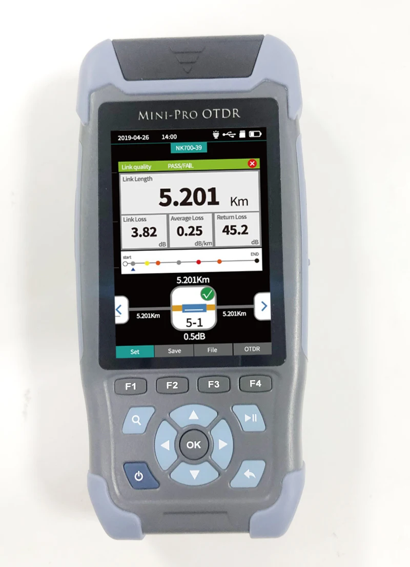 Рефлектометр 980REV Mini Pro OTDR, 9 функций в 1, устройство OPM OLS VFL, карта событий, RJ45, Ethernet-кабель, трекер расстояния последовательности
