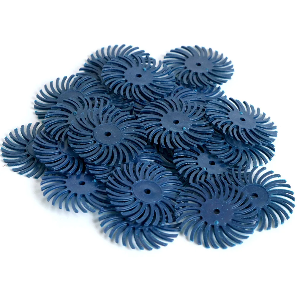 1 インチラジアル毛ディスクキット研磨ブラシ 1/8 "3 2.35 ミリメートルシャンクディテール研磨ホイールドレメルロータリーツールアクセサリー