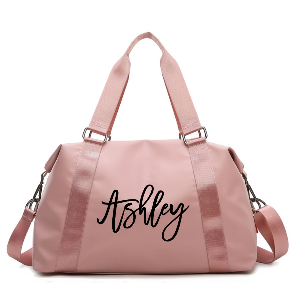 Bolsa de lona personalizada para presente de dama de honra, bolsa de fim de semana personalizada, sacola de ginástica, presente de noiva, bolsa de viagem, bolsa de ombro à prova d'água