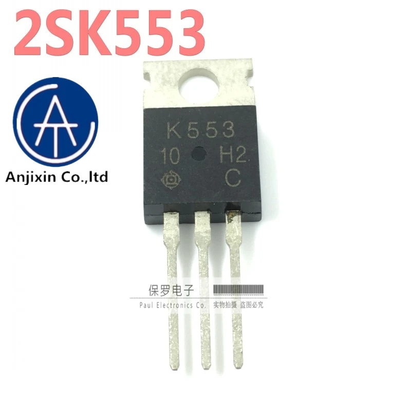 10Pcs 100% Original N-Channel 2SK553 K553 5A/500V TO-220ในสต็อก