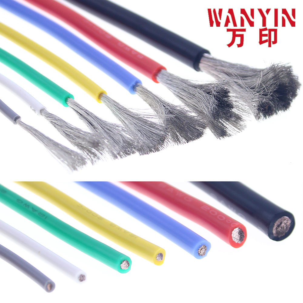 Высококачественный кабельный провод Мягкий силиконовый провод 12AWG 14AWG 16AWG 18AWG 20AWG 22AWG 24AWG 26AWG 28AWG 30AWG Провод из луженой чистой меди